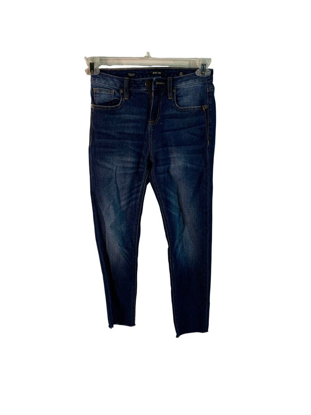 Miss me skinny high rise medium wash crop size 25 H1001S76